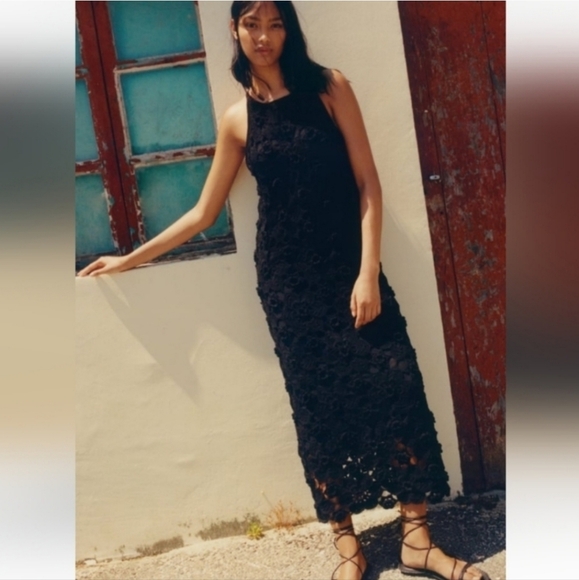 CROCHET KNIT DRESS SPECIAL EDITION SIZE XS-S - Picture 2 of 8